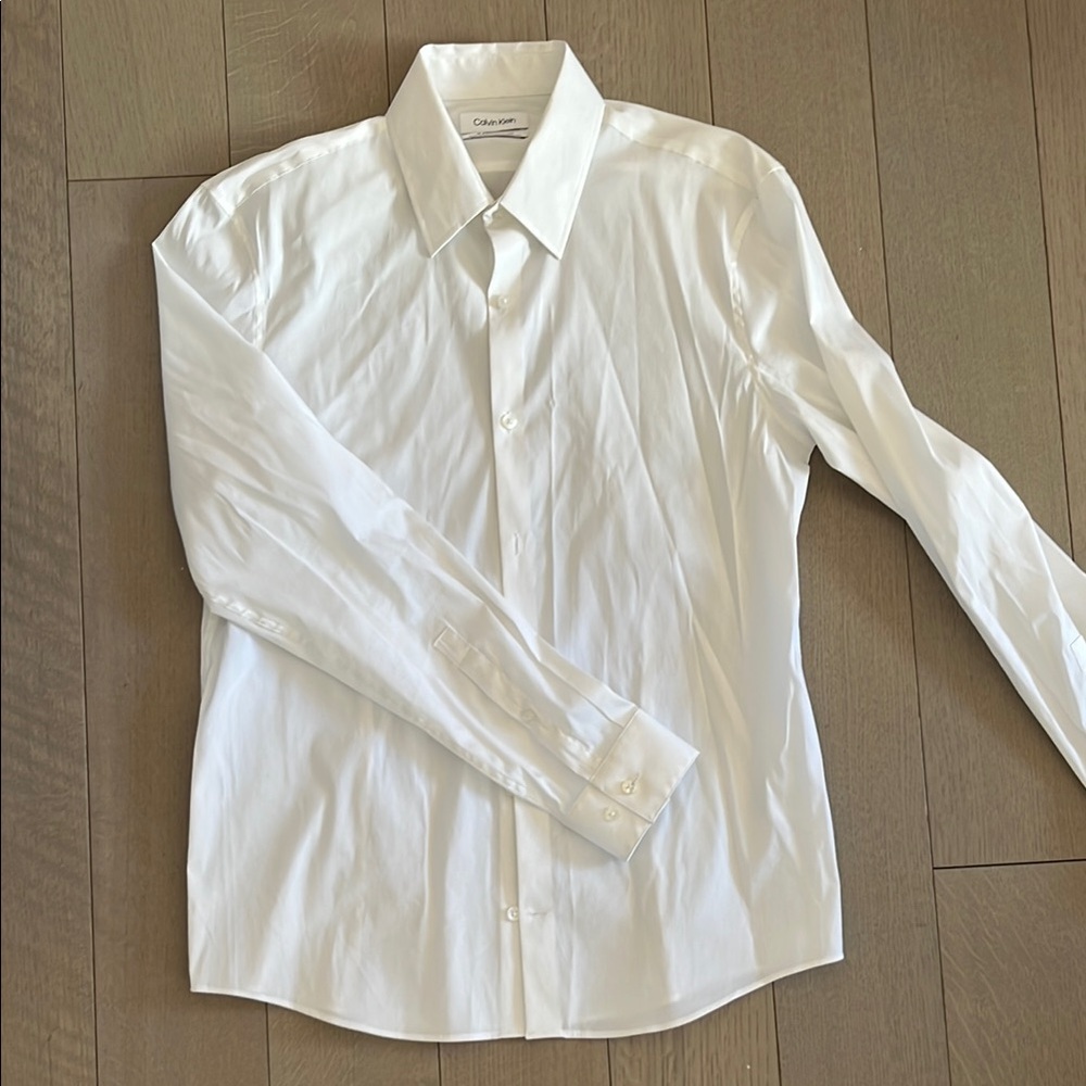 Calvin Klein Men's White Shirt
